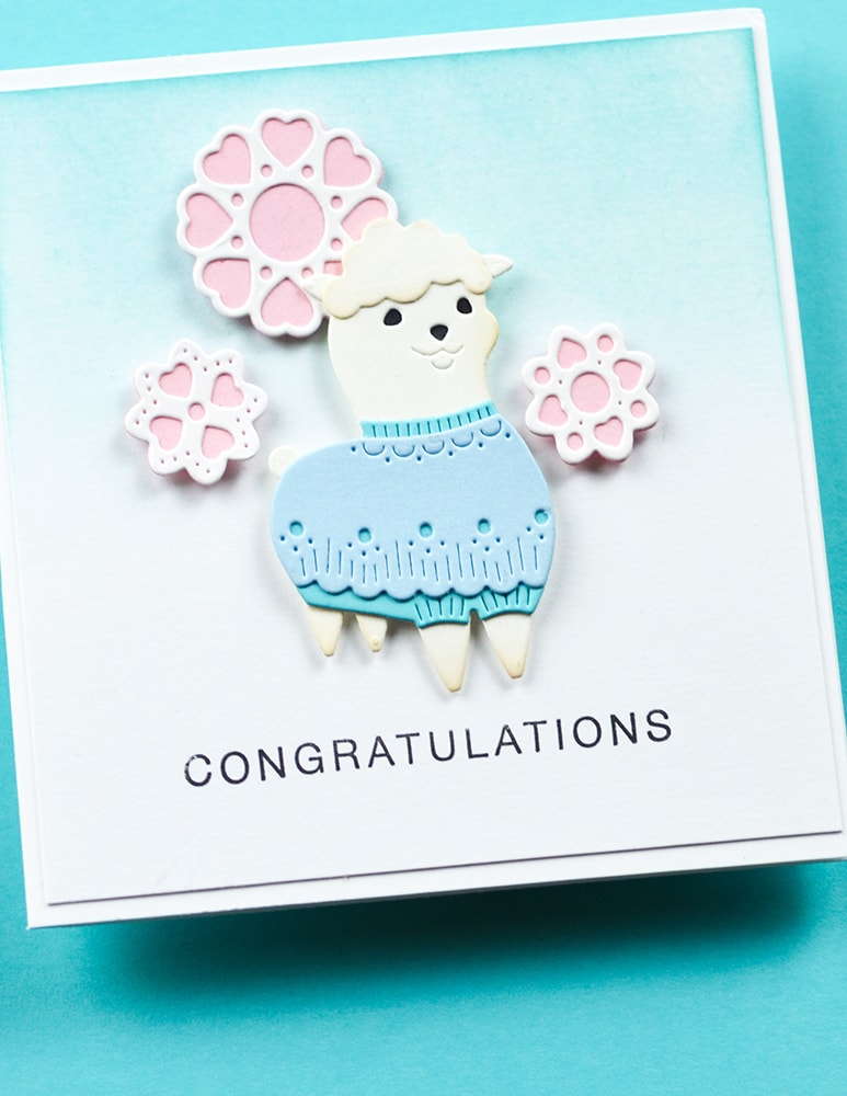 Poppy Stamps Stanzschablone - 2703 Nordic Cheerful Lamb