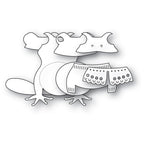 Poppy Stamps Stanzschablone - 2705 Nordic Sitting Frog