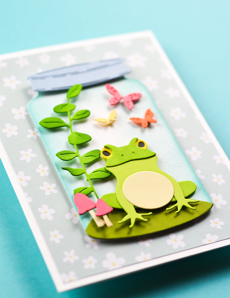 Poppy Stamps Stanzschablone - 2705 Nordic Sitting Frog