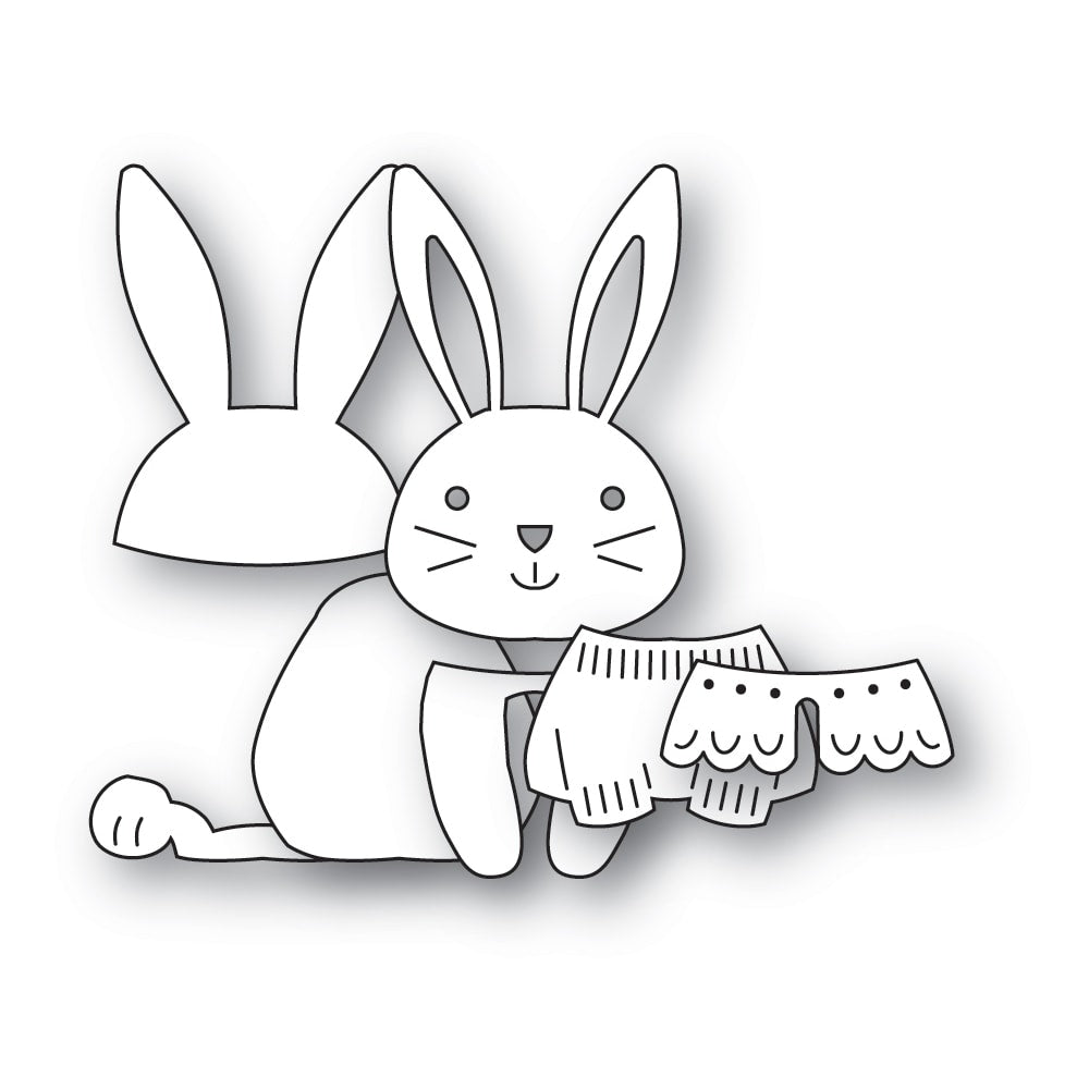 Poppy Stamps Stanzschablone - 2706 Nordic Adorable Bunny