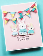 Poppy Stamps Stanzschablone - 2706 Nordic Adorable Bunny