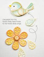Poppy Stamps Stanzschablone - 2707 Nordic Love Bird