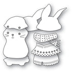 Poppy Stamps Stanzschablone - 2708 Nordic Bundled Bunny