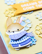 Poppy Stamps Stanzschablone - 2708 Nordic Bundled Bunny