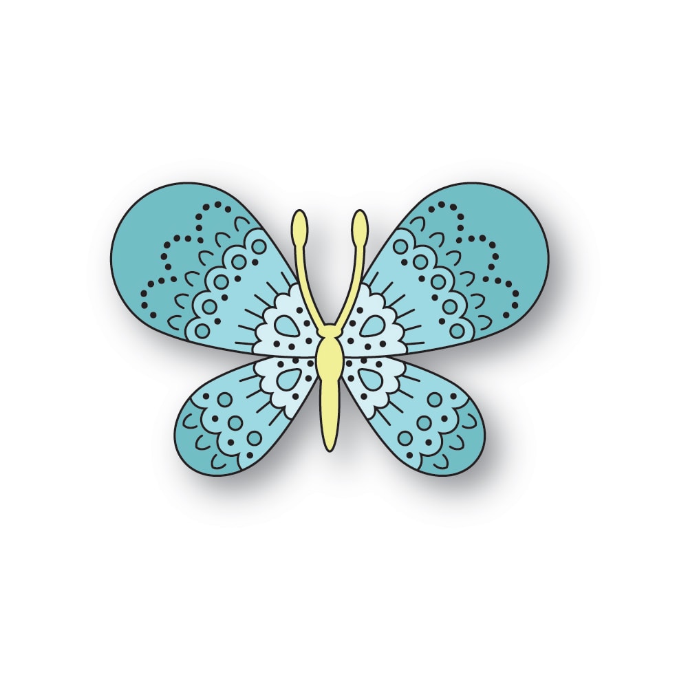 Poppy Stamps Stanzschablone - 2709 Nordic Belle Butterfly