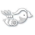 Poppy Stamps Stanzschablone - 2711 Nordic Petalpoint Bird