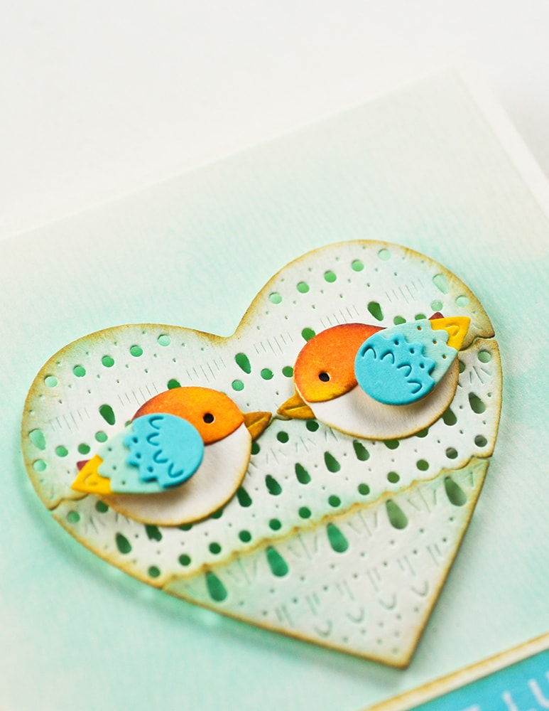 Poppy Stamps Stanzschablone - 2712 Nordic Birds of a Feather