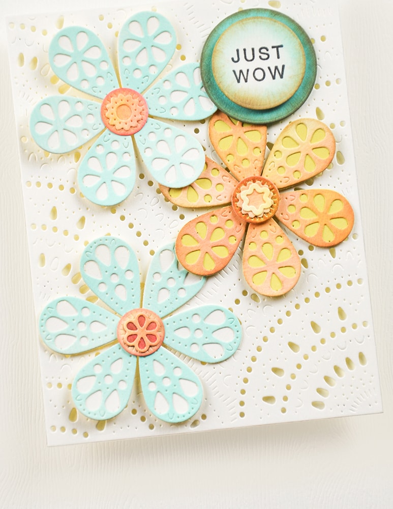 Poppy Stamps Stanzschablone - 2713 Nordic Pretty Petal Flower