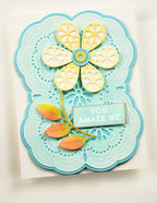 Poppy Stamps Stanzschablone - 2713 Nordic Pretty Petal Flower