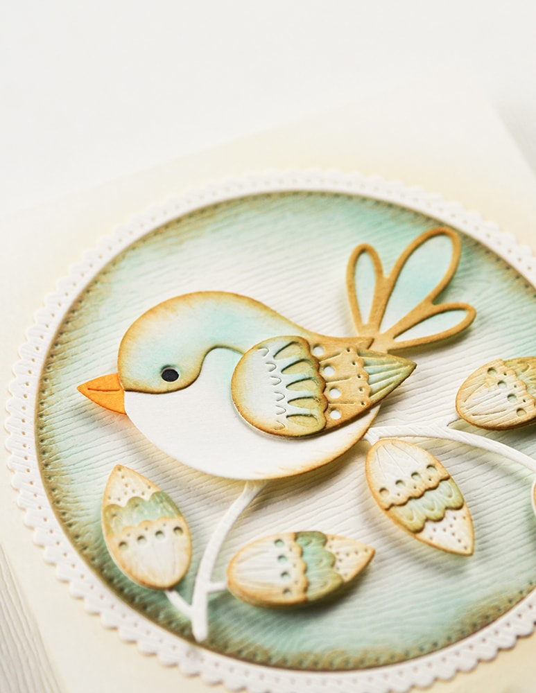 Poppy Stamps Stanzschablone - 2714 Nordic Bold Bird