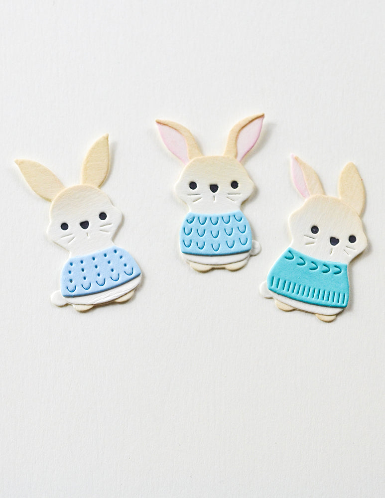Poppy Stamps Stanzschablone - 2717 Nordic Bunny Trio
