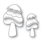 Poppy Stamps Stanzschablone - 2720 Nordic Swirl Mushrooms