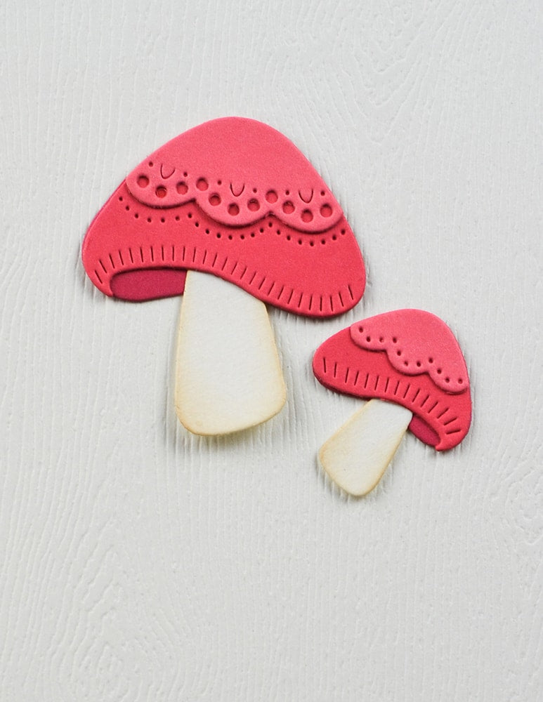 Poppy Stamps Stanzschablone - 2720 Nordic Swirl Mushrooms