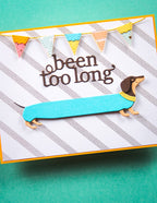 Poppy Stamps Stanzschablone - 2722 Long Dachshund