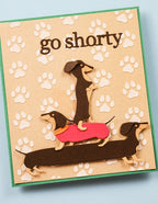 Poppy Stamps Stanzschablone - 2722 Long Dachshund