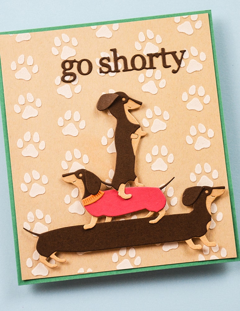 Poppy Stamps Stanzschablone - 2722 Long Dachshund