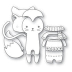 Poppy Stamps Stanzschablone - 2724 Nordic Bundled Fox