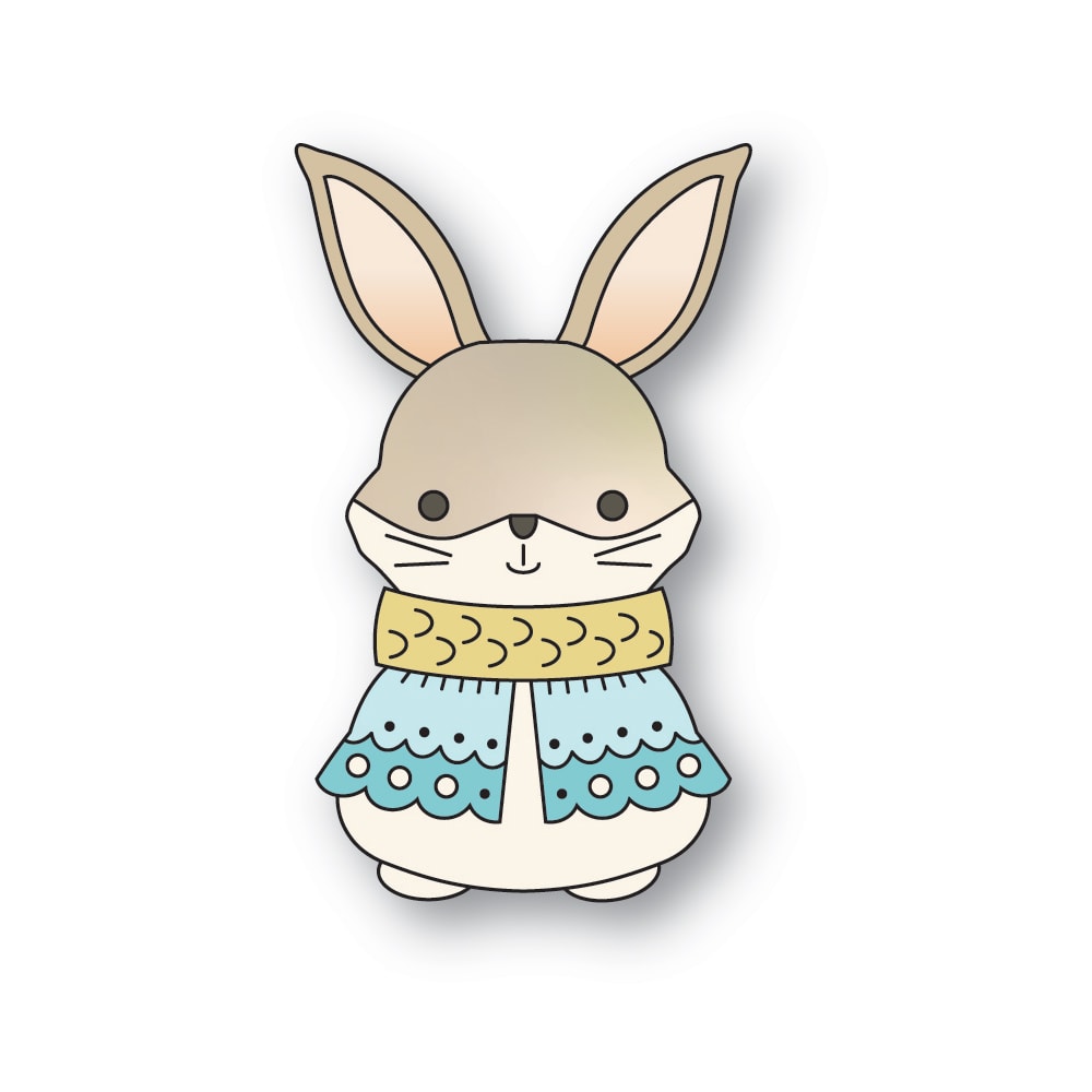 Poppy Stamps Stanzschablone - 2731 Nordic Happy Bunny