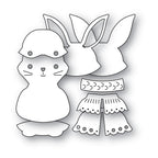 Poppy Stamps Stanzschablone - 2731 Nordic Happy Bunny