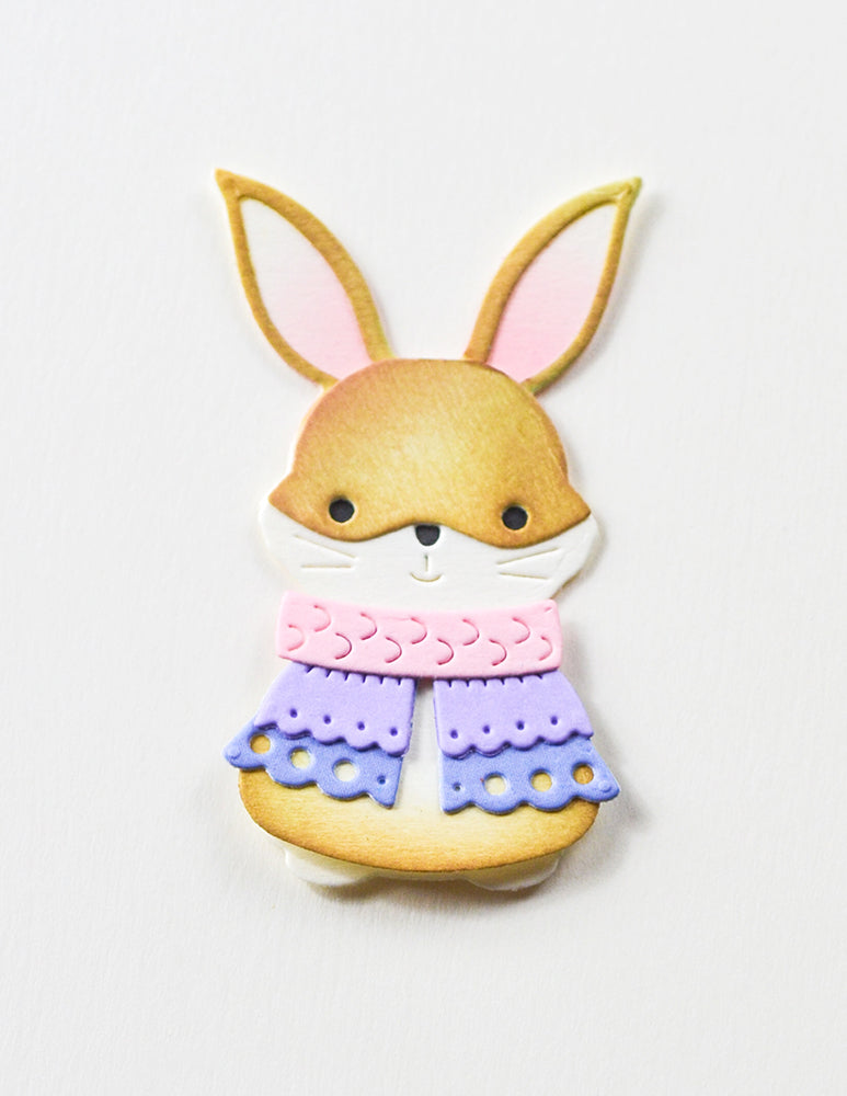 Poppy Stamps Stanzschablone - 2731 Nordic Happy Bunny
