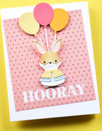 Poppy Stamps Stanzschablone - 2731 Nordic Happy Bunny