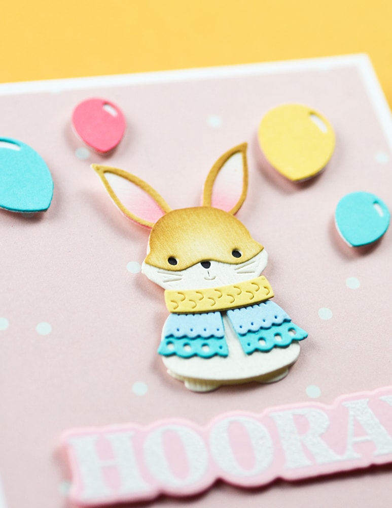 Poppy Stamps Stanzschablone - 2731 Nordic Happy Bunny