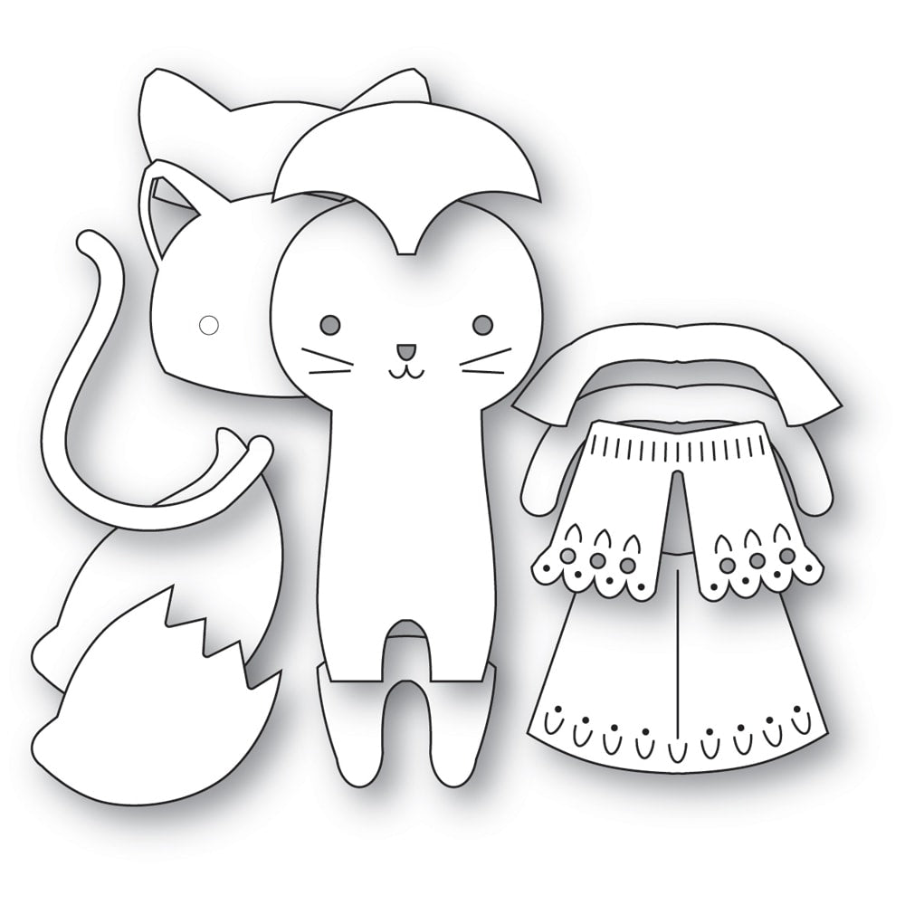 Poppy Stamps Stanzschablone - 2733 Nordic Happy Fox