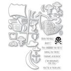 Poppy Stamps Stanzschablone - KT002 Whittle Pirate Monkey Kit