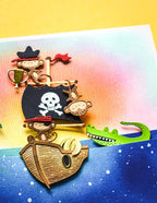 Poppy Stamps Stanzschablone - KT002 Whittle Pirate Monkey Kit