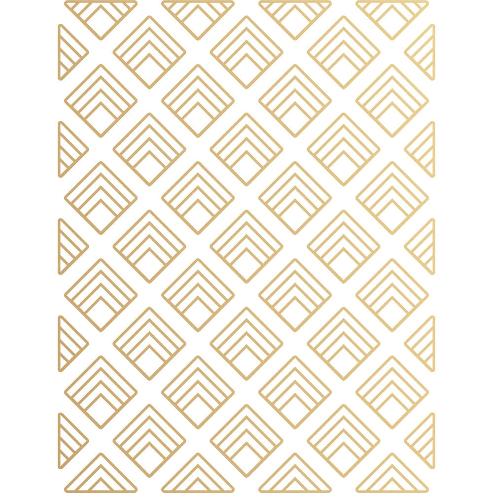Poppy Stamps Hot Foil Plate - Deco Diamond