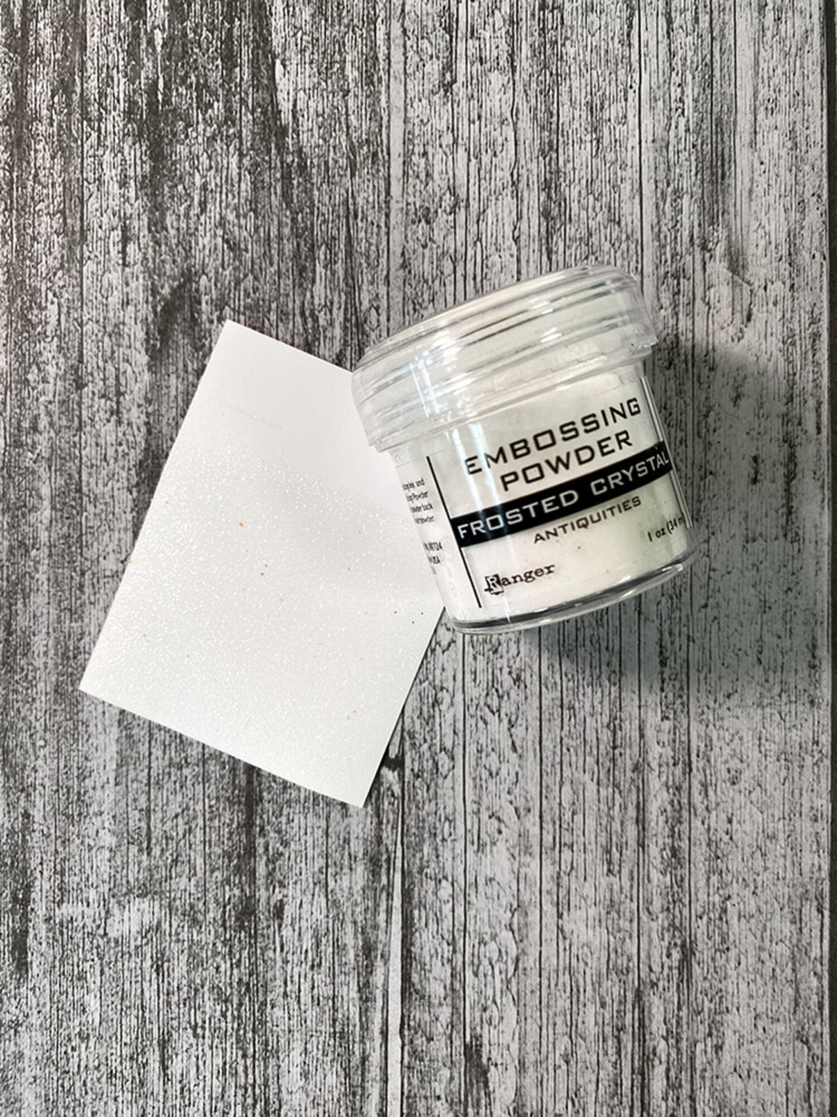 Ranger Ranger Embossing Powder Frosted Crystal 1 oz / Weiß – Bild 2