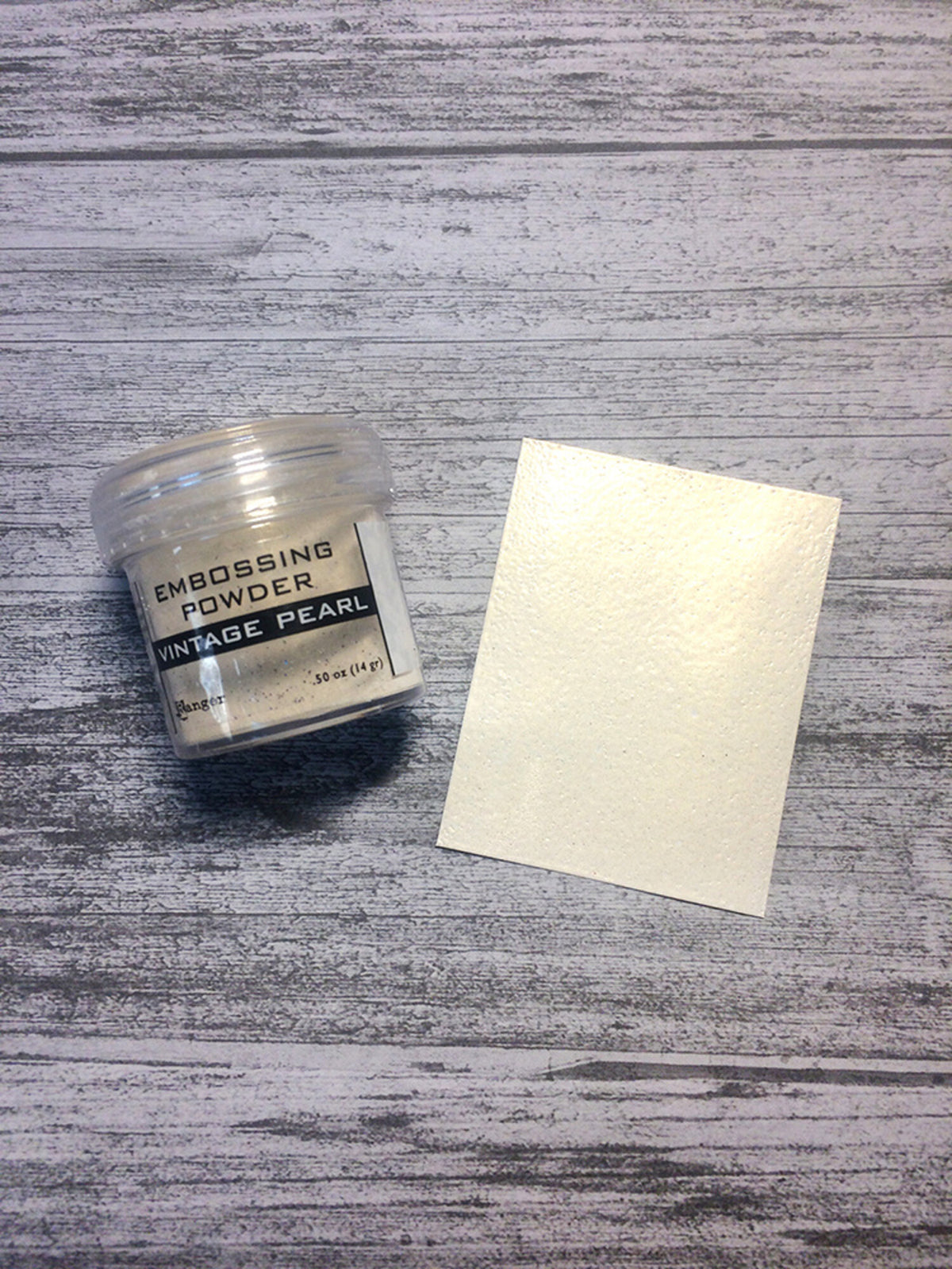 Ranger Ranger Embossing Powder Vintage Pearl 1 oz / Perl – Bild 2