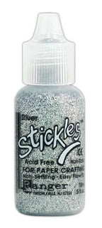 Ranger Stickles Glitterglue Silver 18ml
