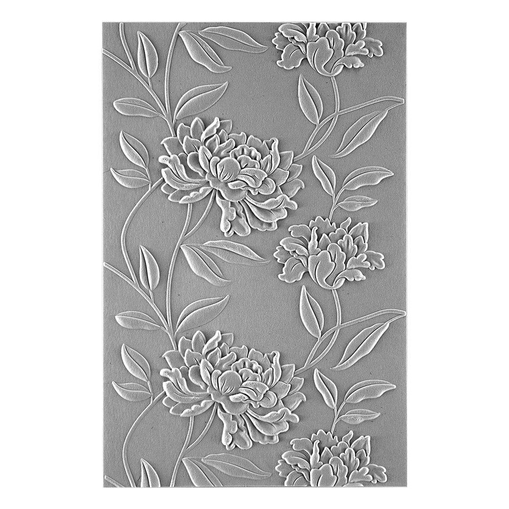 Spellbinders Beautiful Blooms 3D Embossing Folder GROSS