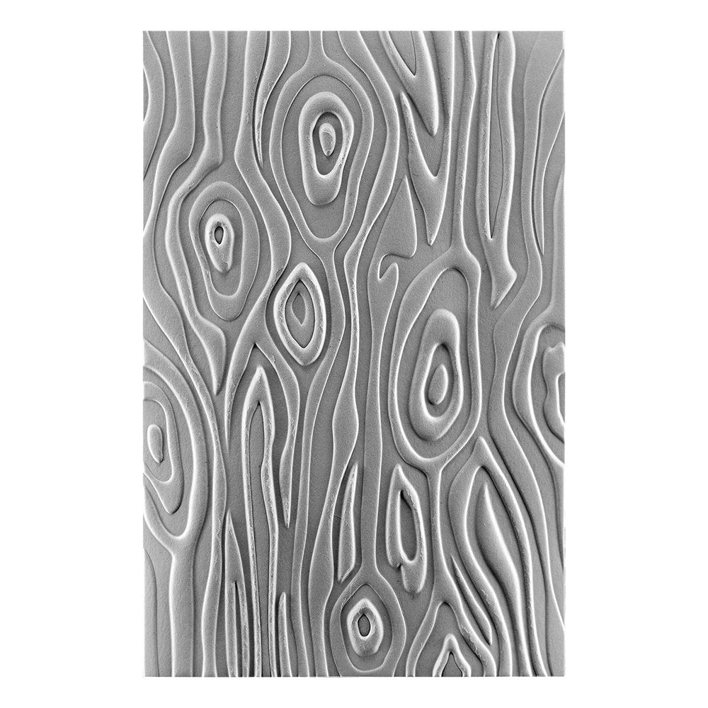 Spellbinders Knock on Wood 3D Embossing Folder GROSS