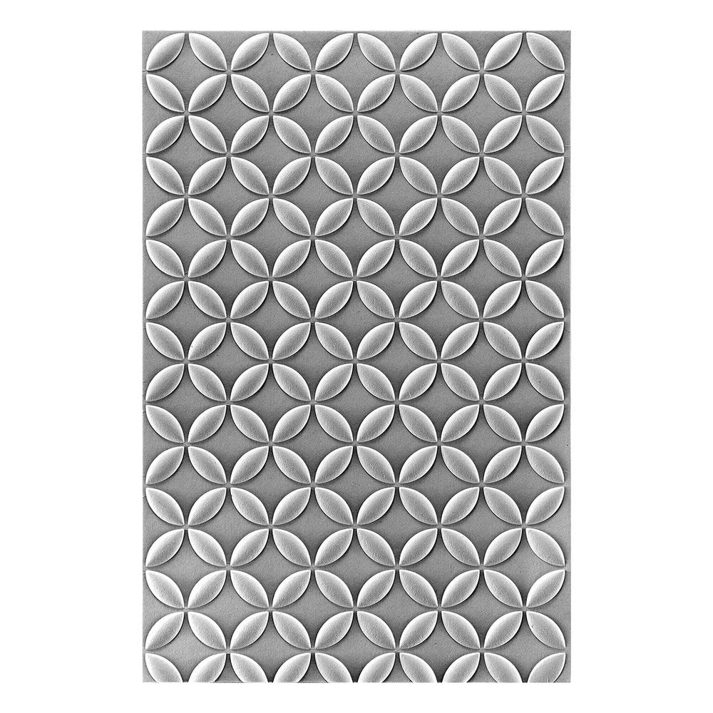 Spellbinders Circle Illusion 3D Embossing Folder GROSS