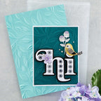 Spellbinders Leafy 3D Embossing Folder GROSS