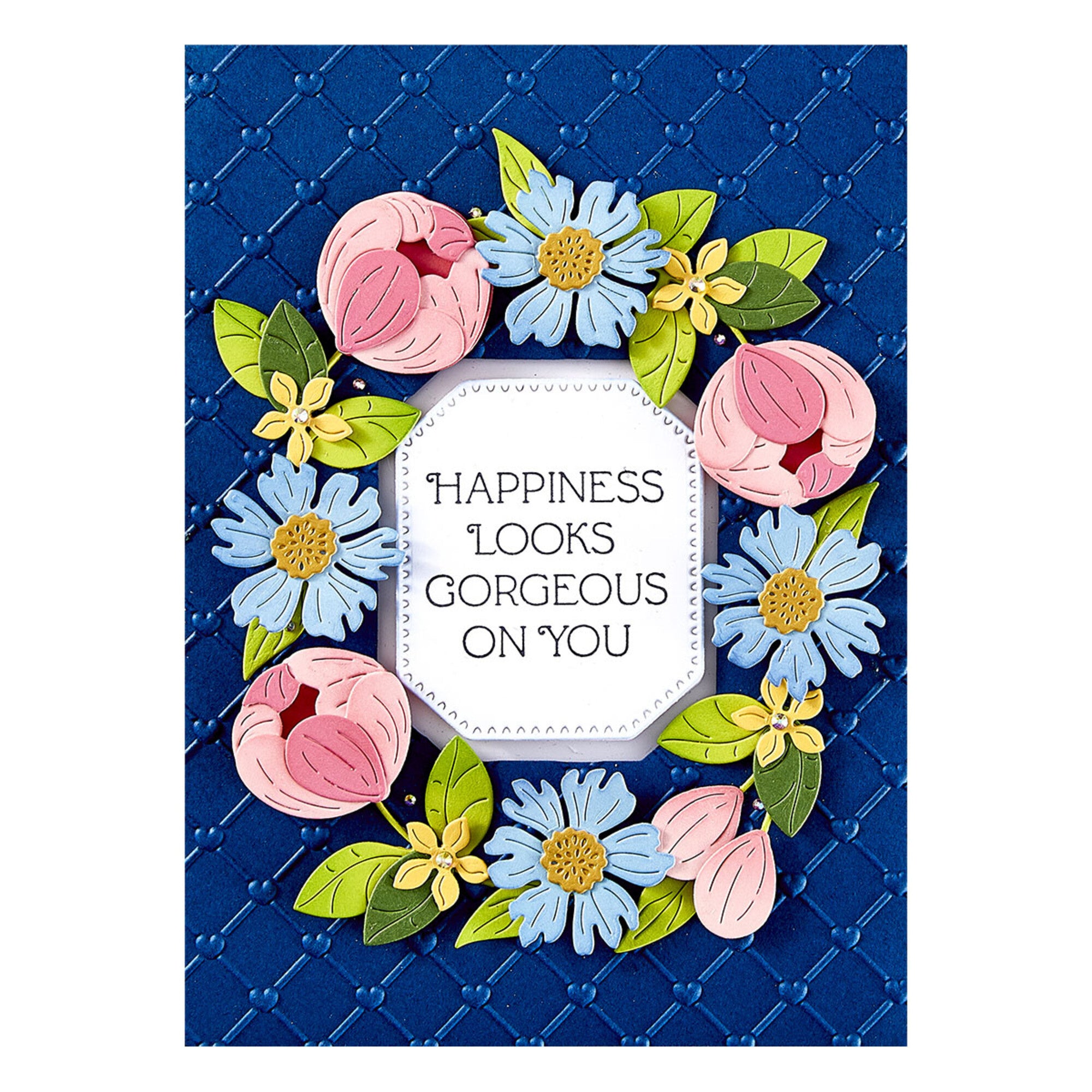 Spellbinders Cross My Heart 3D Embossing Folder GROSS
