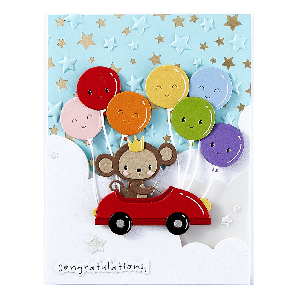 Spellbinders Wishing Stars 3D Embossing Folder GROSS