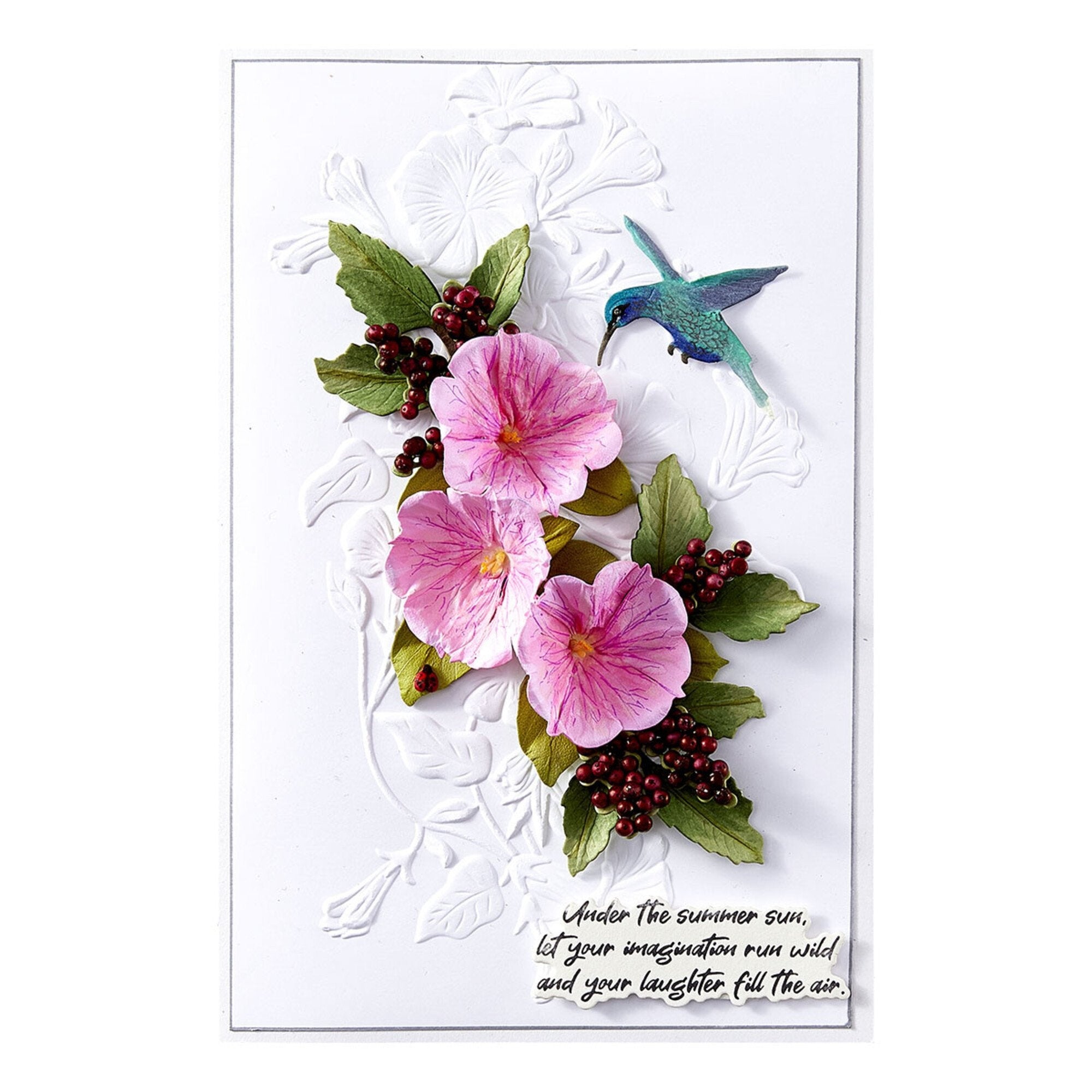 Spellbinders Summer Solstice Garden 3D Embossing Folder GROSS