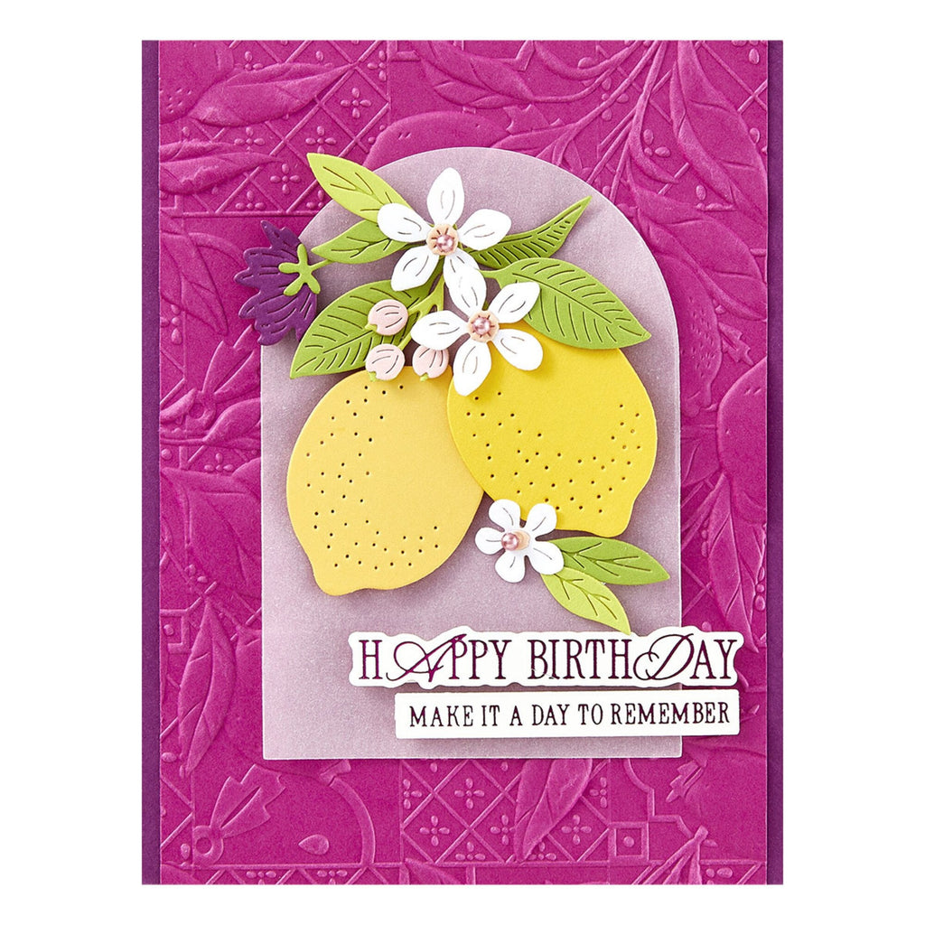 Spellbinders La Dolce Vita 3D Embossing Folder GROSS