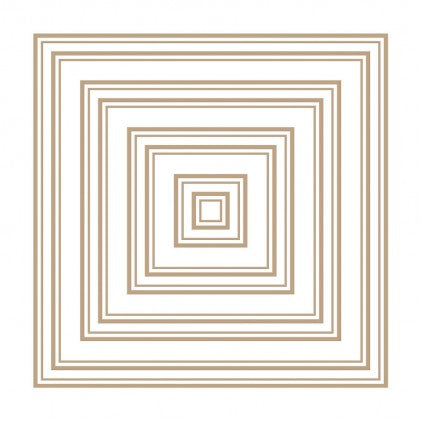 Spellbinders Glimmer Hot Foil Plates - Essential Duo Lines Squares 