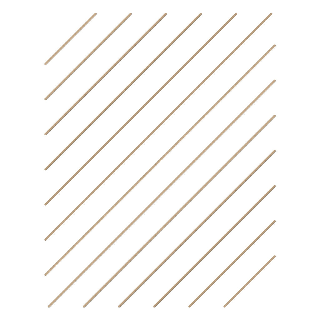 Spellbinders Glimmer Hot Foil Plates - Diagonal Stripes 