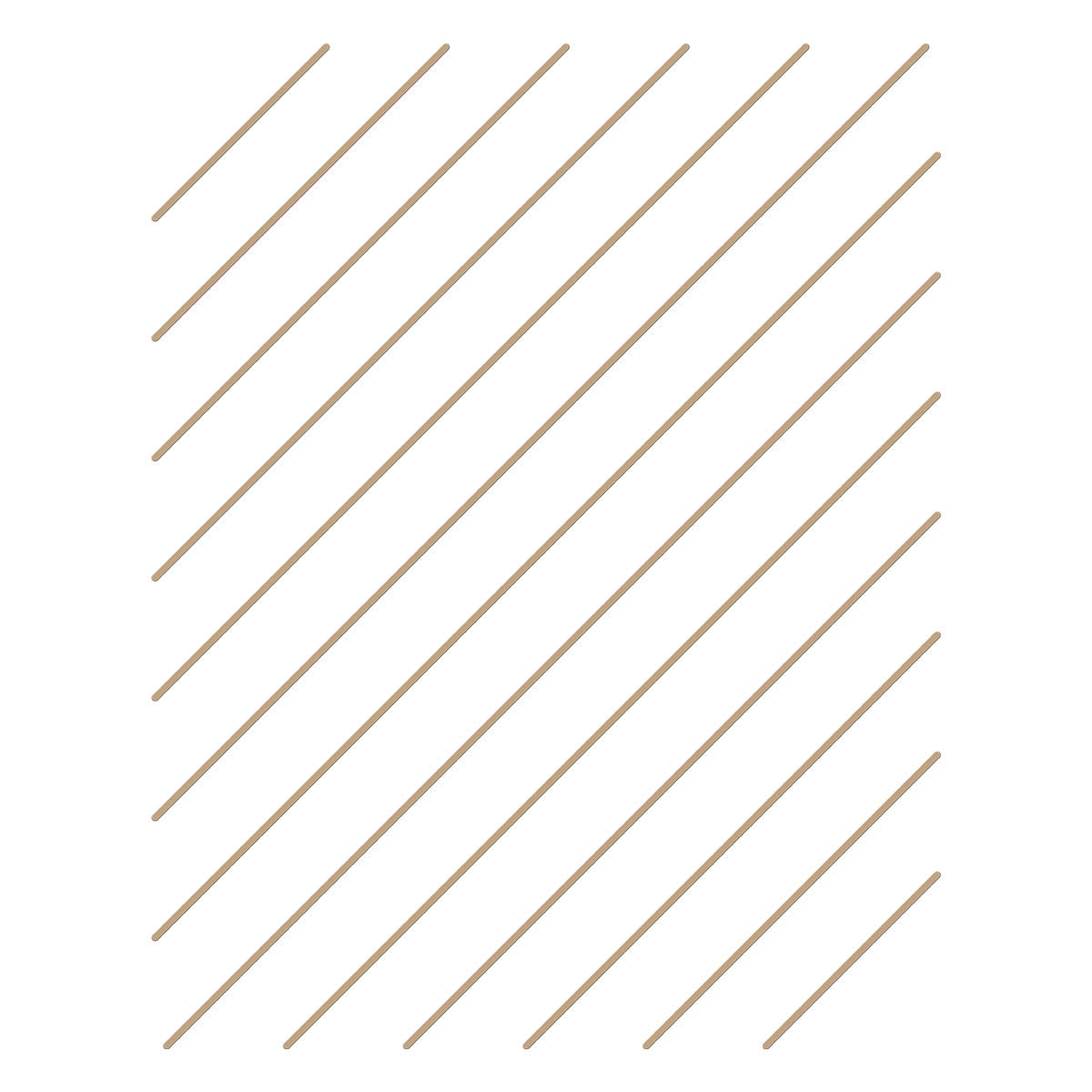 Spellbinders Glimmer Hot Foil Plates - Diagonal Stripes 