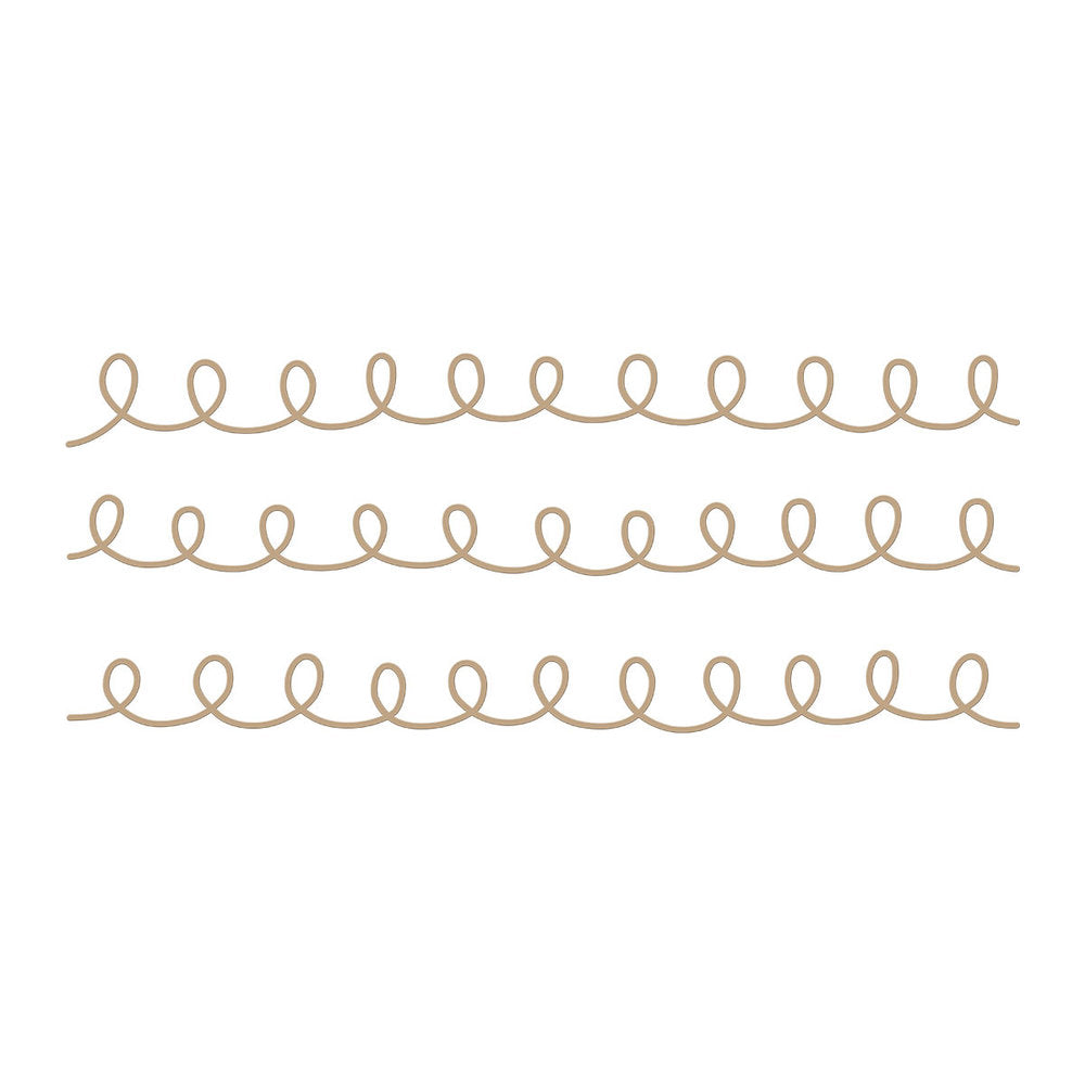 Spellbinders Glimmer Hot Foil Plates - Hand Drawn Loops 
