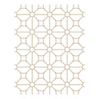 Spellbinders Glimmer Hot Foil Plates - Geometric Flower Background 