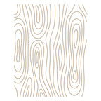 Spellbinders Glimmer Hot Foil Plates - Woodgrain Background