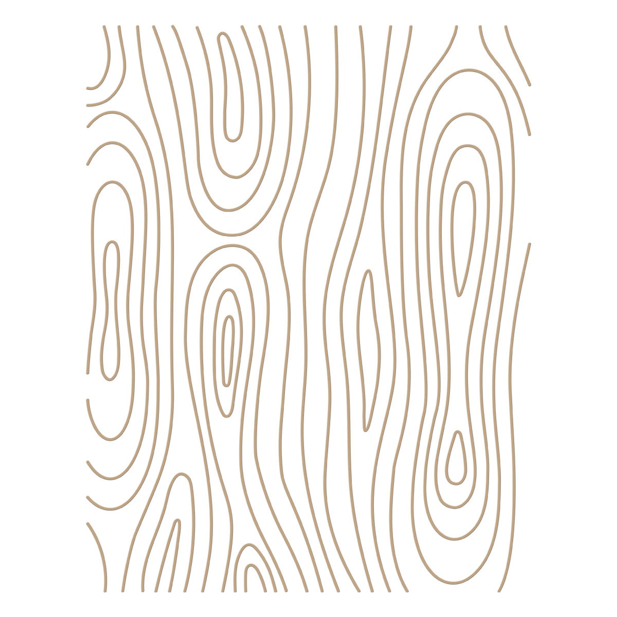 Spellbinders Glimmer Hot Foil Plates - Woodgrain Background