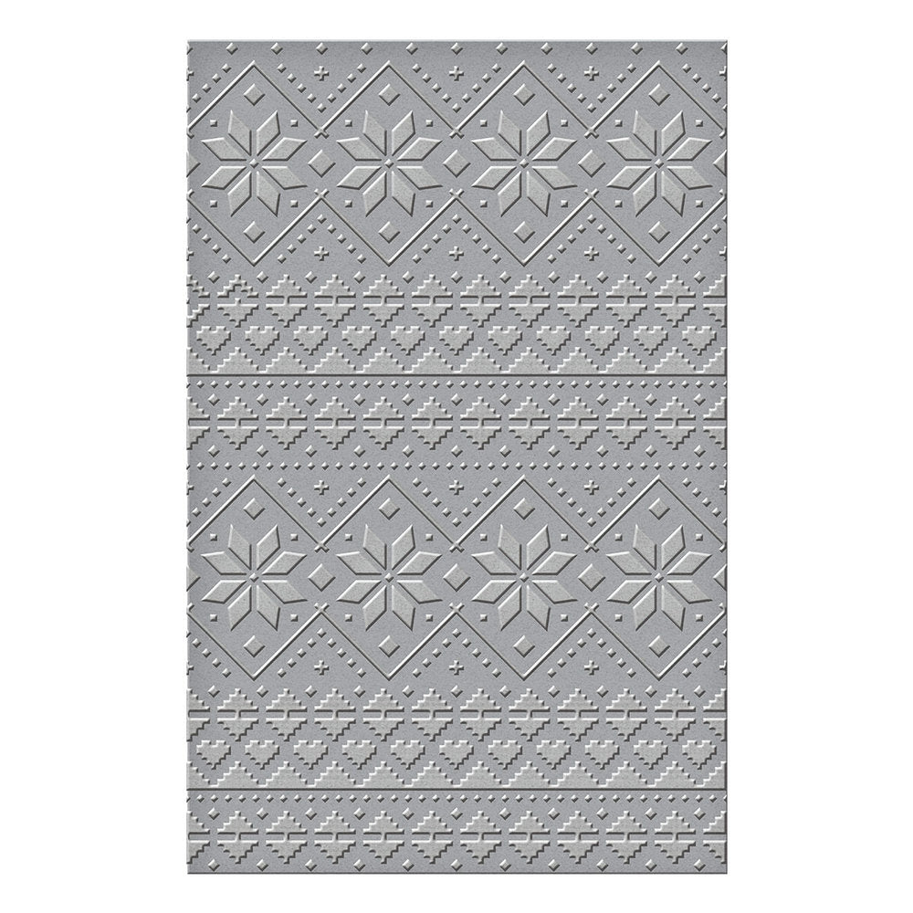 Spellbinders Ski Lodge Embossing Folder GROSS