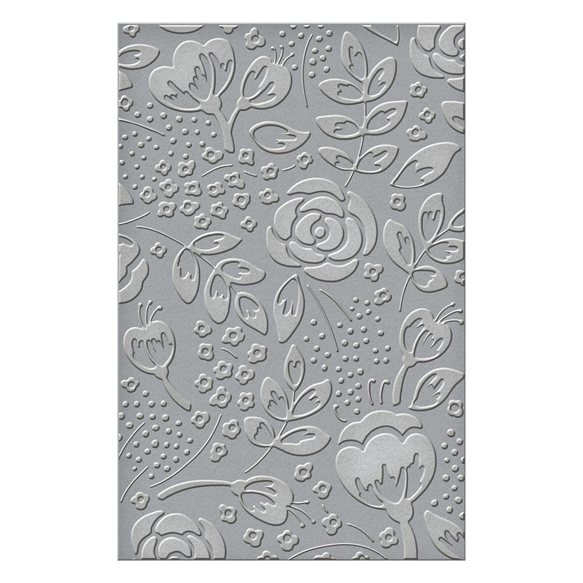 Spellbinders Bold Floral Embossing Folder GROSS